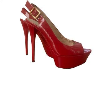 Paris Hilton very high heels.